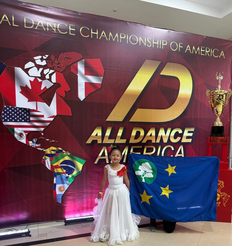 Tiana Mosquera, estudiante de 3ro C del Colegio Johannes Kepler, destacó en el Torneo Internacional de Danza All Dance 2024 en Panamá, obteniendo tres podios en diversas categorías junto a su escuela de danza Baby Dance.
